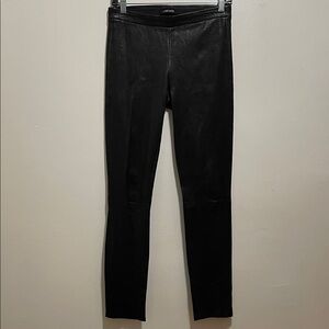 J Brand Black Leather Pants Size Medium